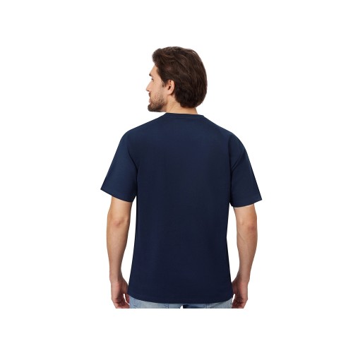 Футболка из френч терри «Warsaw» унисекс 220гр, темно-синий