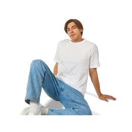 Футболка из джерси с протяжками «Portofino» унисекс, белый