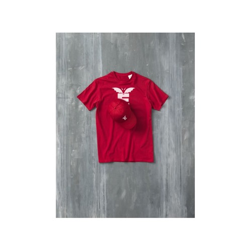 Мужская футболка Heros с коротким рукавом, красный