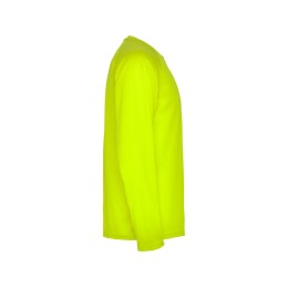 Футболка "Montecarlo " мужская с длинным рукавом, неоновый желтый