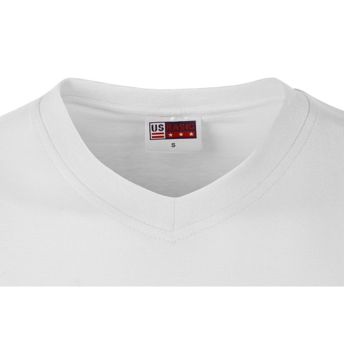 Футболка "Heavy Super Club" мужская с V-образным вырезом, белый