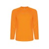 Футболка "Montecarlo " мужская с длинным рукавом, неоновый оранжевый
