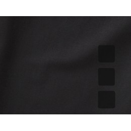 Ponoka мужская футболка из органического хлопка, длинный рукав, черный