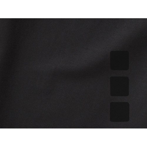 Ponoka мужская футболка из органического хлопка, длинный рукав, черный