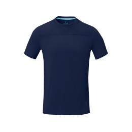 Borax Мужская футболка с короткими рукавами из переработанного полиэстера, сертифицированного согласно GRS - Темно - синий