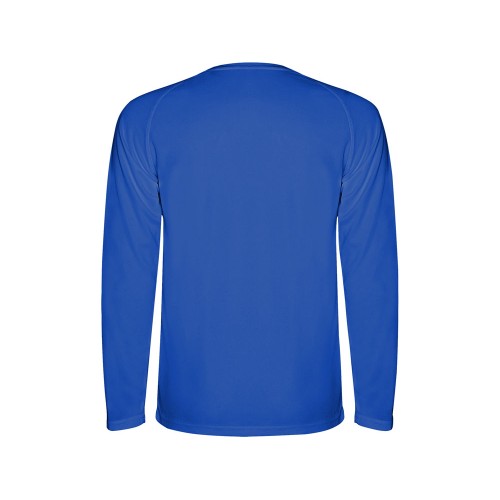 Футболка "Montecarlo " мужская с длинным рукавом, королевский синий