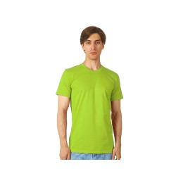 Футболка "Heavy Super Club" мужская с V-образным вырезом, зеленое яблоко