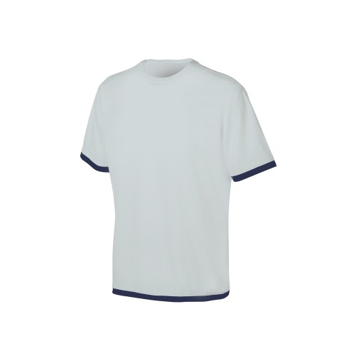 Футболка «Rotterdam» мужская, жемчужный/темно-синий