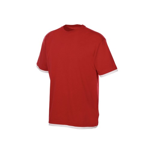 Футболка «Rotterdam» мужская, красный/белый