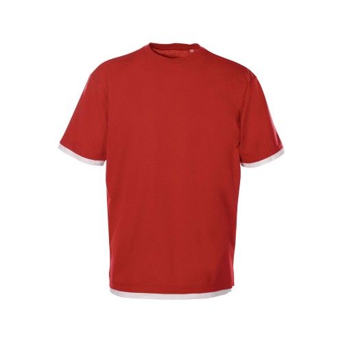 Футболка «Rotterdam» мужская, красный/белый