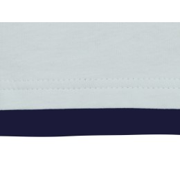 Футболка «Rotterdam» мужская, жемчужный/темно-синий