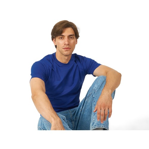 Футболка HD Fit короткий рукав с эластаном, классический синий