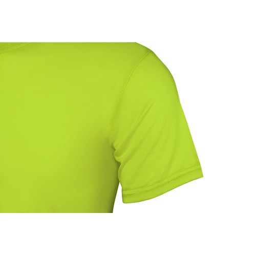 Футболка "Heavy Super Club" мужская с V-образным вырезом, зеленое яблоко