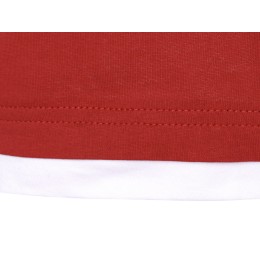 Футболка «Rotterdam» мужская, красный/белый