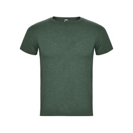 Футболка "Fox" мужская, меланжевый бутылочно-зеленый