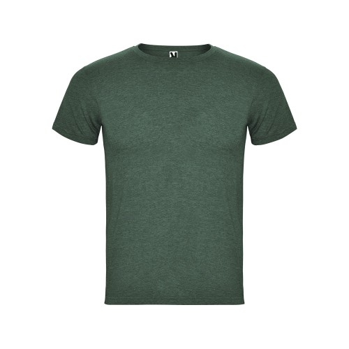 Футболка "Fox" мужская, меланжевый бутылочно-зеленый