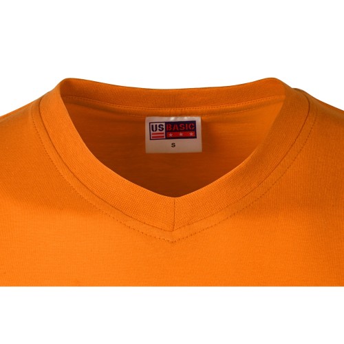 Футболка "Heavy Super Club" мужская с V-образным вырезом, оранжевый