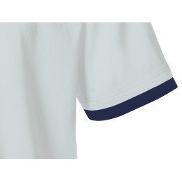 Футболка «Rotterdam» мужская, жемчужный/темно-синий