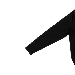 Ponoka мужская футболка из органического хлопка, длинный рукав, черный