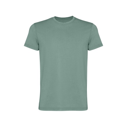 Футболка «Corgi» мужская, сине-зеленый выстиранный