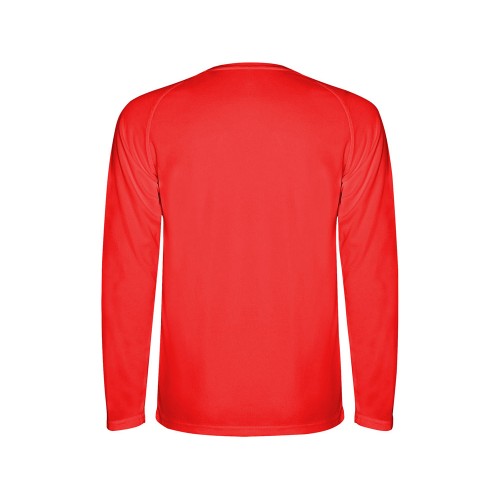 Футболка "Montecarlo " мужская с длинным рукавом, красный