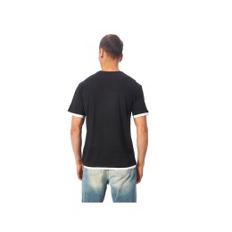 Футболка «Rotterdam» мужская, черный/белый