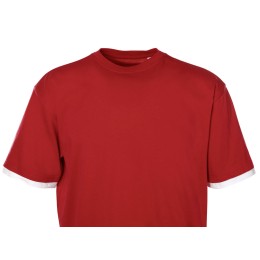 Футболка «Rotterdam» мужская, красный/белый