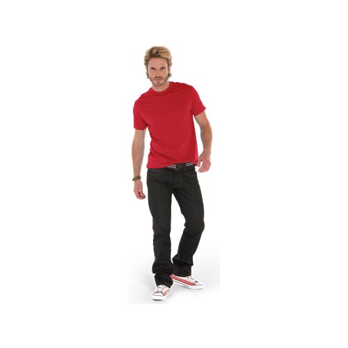 Футболка "Heavy Super Club" мужская, брусничный