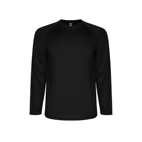 Футболка "Montecarlo " мужская с длинным рукавом, черный