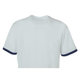 Футболка «Rotterdam» мужская, жемчужный/темно-синий