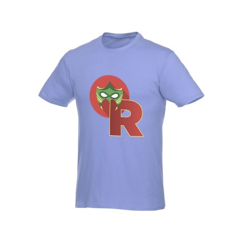 Мужская футболка Heros с коротким рукавом, светло-синий