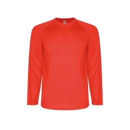 Футболка "Montecarlo " мужская с длинным рукавом, красный