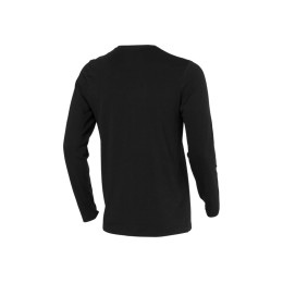 Ponoka мужская футболка из органического хлопка, длинный рукав, черный