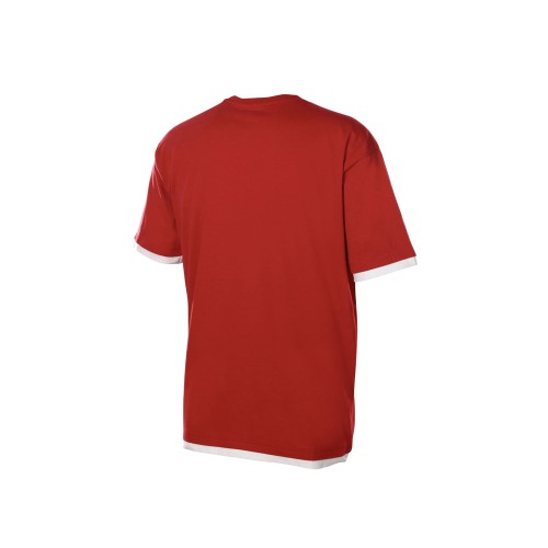 Футболка «Rotterdam» мужская, красный/белый