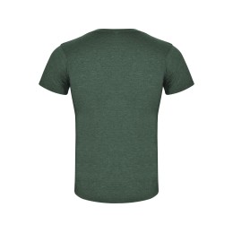 Футболка "Fox" мужская, меланжевый бутылочно-зеленый