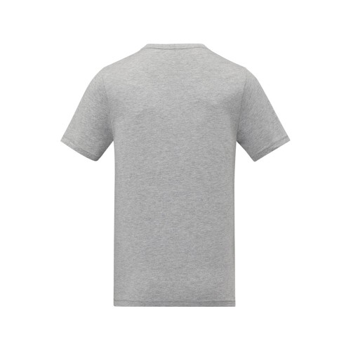 Somoto Мужская футболка с коротким рукавом и V-образным вырезом , серый яркий