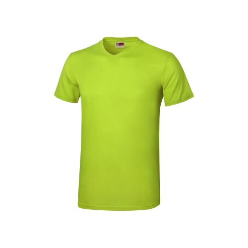 Футболка "Heavy Super Club" мужская с V-образным вырезом, зеленое яблоко