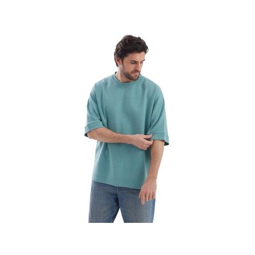 Футболка «Gamma.01» мужская, припыленно-бирюзовый