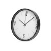 Алюминиевые настенные часы, диаметр 30,5 см "Zen", черный