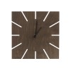 Часы деревянные "Olafur" квадратные, 28 см, шоколадный
