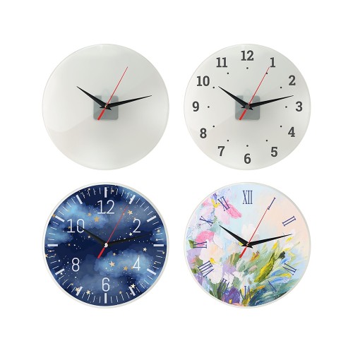 Часы настенные круглые из стекла 28 см «Thames»