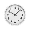 Пластиковые настенные часы  диаметр 30 см "White Mile", белый