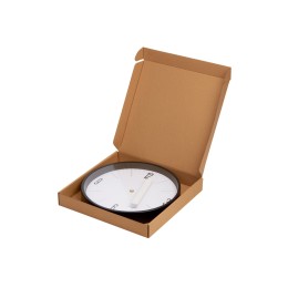 Алюминиевые настенные часы, диаметр 30,5 см "Zen", черный