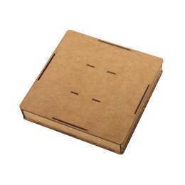 Часы деревянные "Olafur" квадратные, 28 см, шоколадный