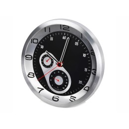 Часы настенные «Астория», серебристый/черный