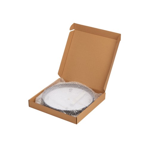 Алюминиевые настенные часы, диаметр 30,5 см "Zen", черный