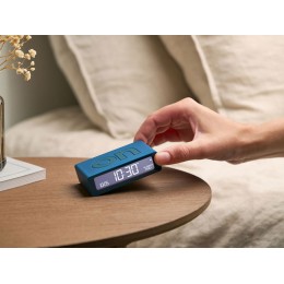 Часы настольные Flip Mini, темно-бирюзовый