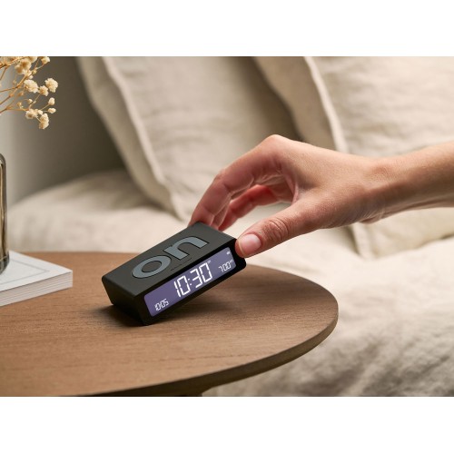 Часы настольные Flip Mini, черный