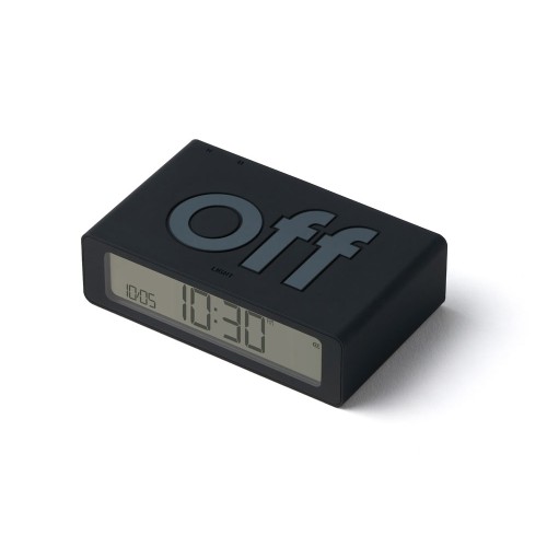 Часы настольные Flip Mini, черный