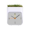Часы настольные "Grass", белый/зеленый